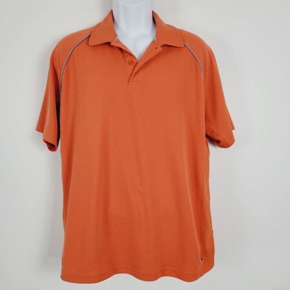 ALO Yoga Cool Fit Short Sleeve Polo Size Large